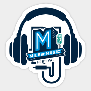 Mile of music Sticker